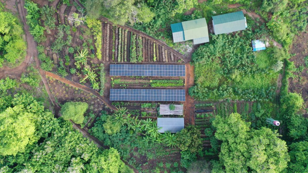 SAVU resort in alor Permaculture farm & solar panels